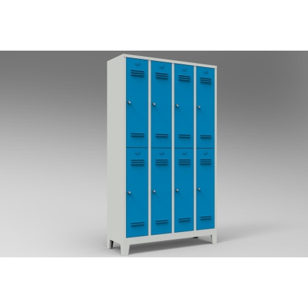 Sekizli Soyunma Dolabı Gri – Mavi MRT.10.01.51